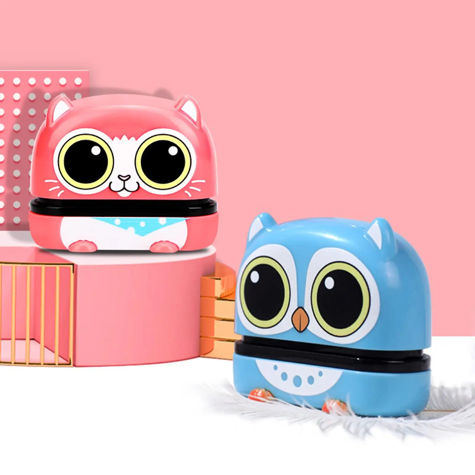 Gufo Panda personalizzato nome del bambino timbro bambini nome personalizzato sigillo vestiti per studenti capitolo etichetta di sicurezza etichetta nome timbro