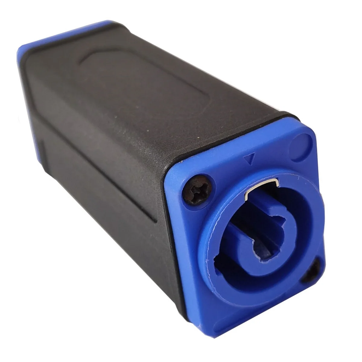 LED PowerCon AC Coupler Adapter Extender Connector High Quality Speakon Panel Mount Straight Adapter Blue to White HOT