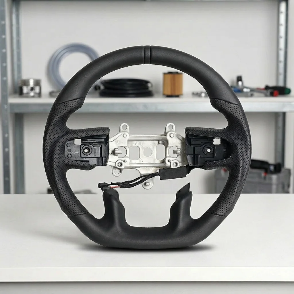 

Высокопроизводительный руль из углеродного волокна, совместимый с гоночными моделями Hellcat Redeye.