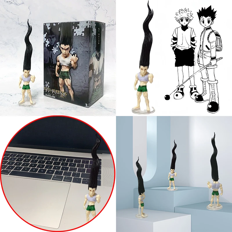 Hunter X Hunter Gon-juguetes de decoración ennegrecido, accesorios de escritorio para dormitorio de niños de Anime, accesorios de coche de juguete, serie de juguetes, regalos