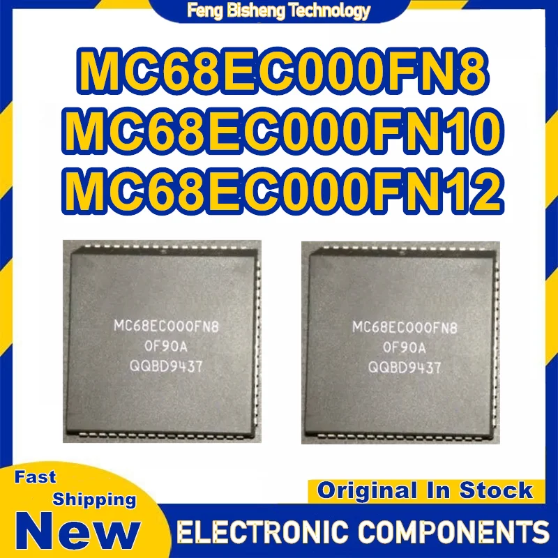 

MC68EC000FN8 MC68EC000FN10 MC68EC000FN12 Чипсет PLCC IC Новый на складе