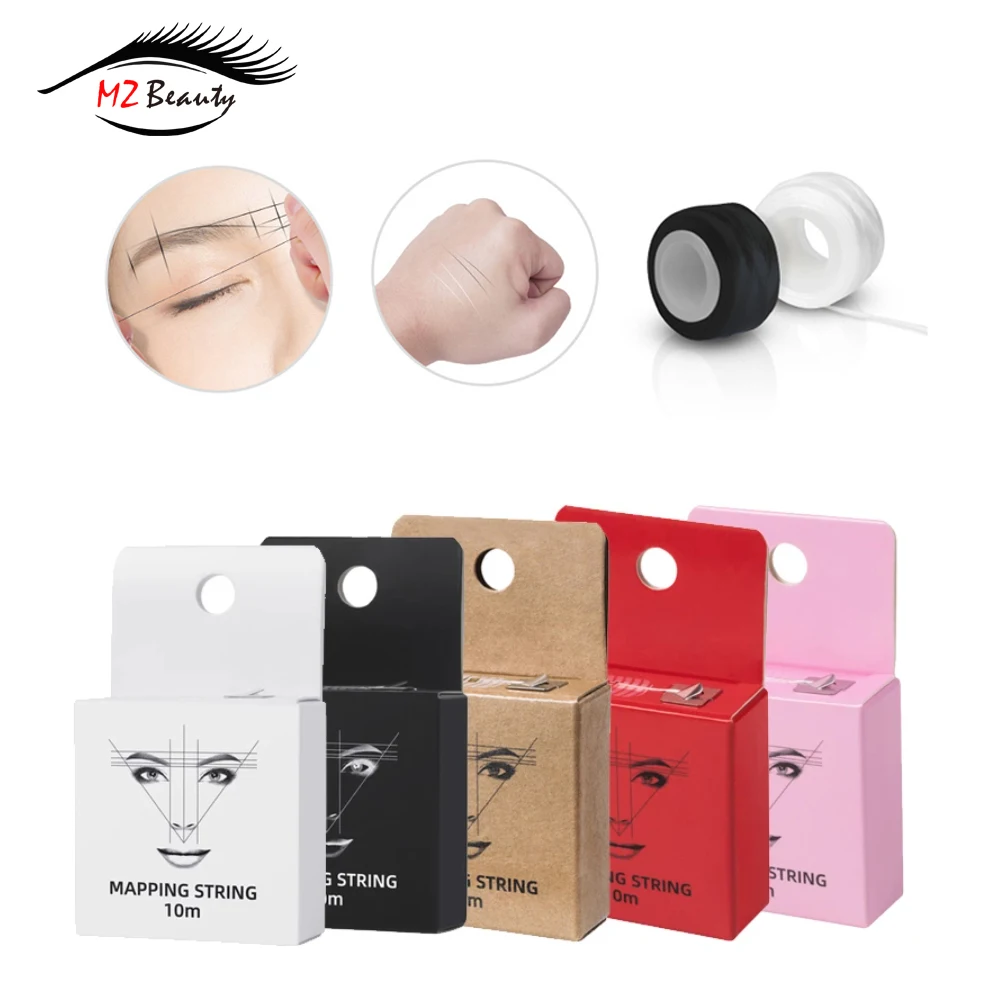 Microblading Marking Line Pre-inked MappingThread Tattoo Accessories Semi-permanent Location Line Pre Inked 10M MAPPING STRING