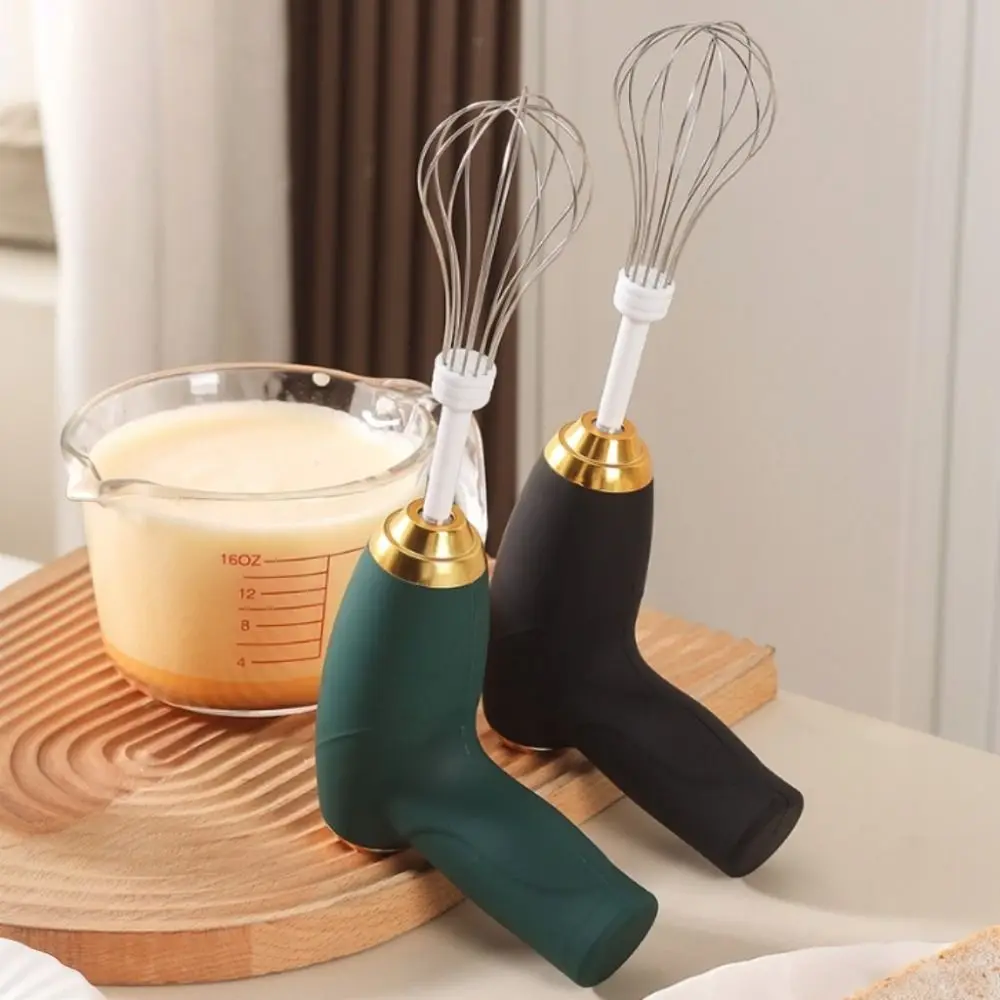 Handheld Electric Mixer with Replacement Heads 3 Speed Setting Electric Egg Whisk Wireless Comfortable Grip Electric Egg Beater