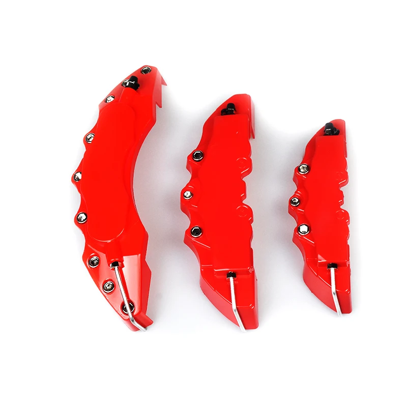 4Pcs 3D ABS Car Brake Caliper Cover Brake Disc Protective Shell For Skoda Volvo Ford Cadillac Chevrolet Honda Toyota Suzuki