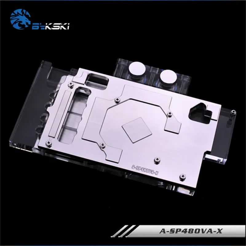 Bykski-bloque de agua GPU para tarjeta gráfica Sapphire Radeon R9 RX470 RX480, disipador de calor, radiador de cobre VGA, 5V, 12V, A-SP48OVA-X