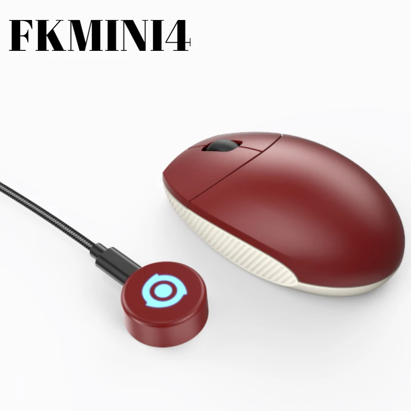 

FKMINI4 Wireless Mouse Custom PAW3395 Light Weight Tri-mode Bluetooth Ergonomics Gaming Mouse for E-Sports PC Gamer Accessories