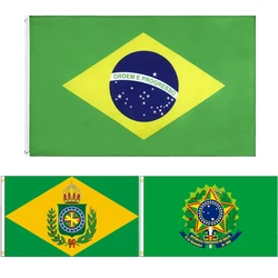 Brazil National Flag 90x150cm Hanging Polyester Digital Print Brasil Brazilian Banner Flag for Celebration