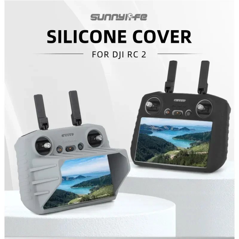 

For DJI RC-N2 / RC 2 Remote Control with Screen Silicone Case Dust-proof Protection Cover for Dji Air 3 / Mini 4pro Drone