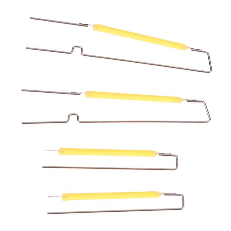 10Pcs 3v 38mm Led Filament Bulb Lamp Parts Ceramic Spot Welding Filament Wire Lamp Filament Led Diode Partial Bulb Chip