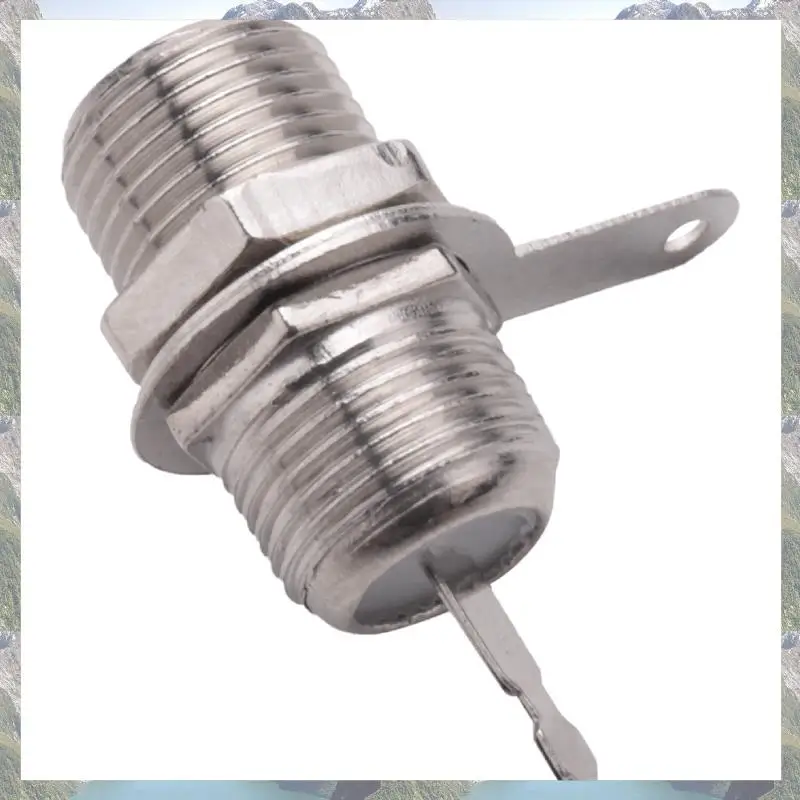 2025 Neu – 100 Stück F-Typ Panel Mounted Socket Female Jack Solder Connector Adapter