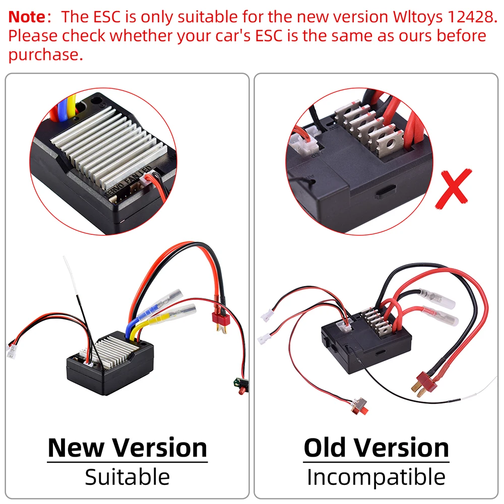 Original Wltoys 12428 12423 RC Car Receiver Spare Parts 12428-0056 Circuit Board Main Board