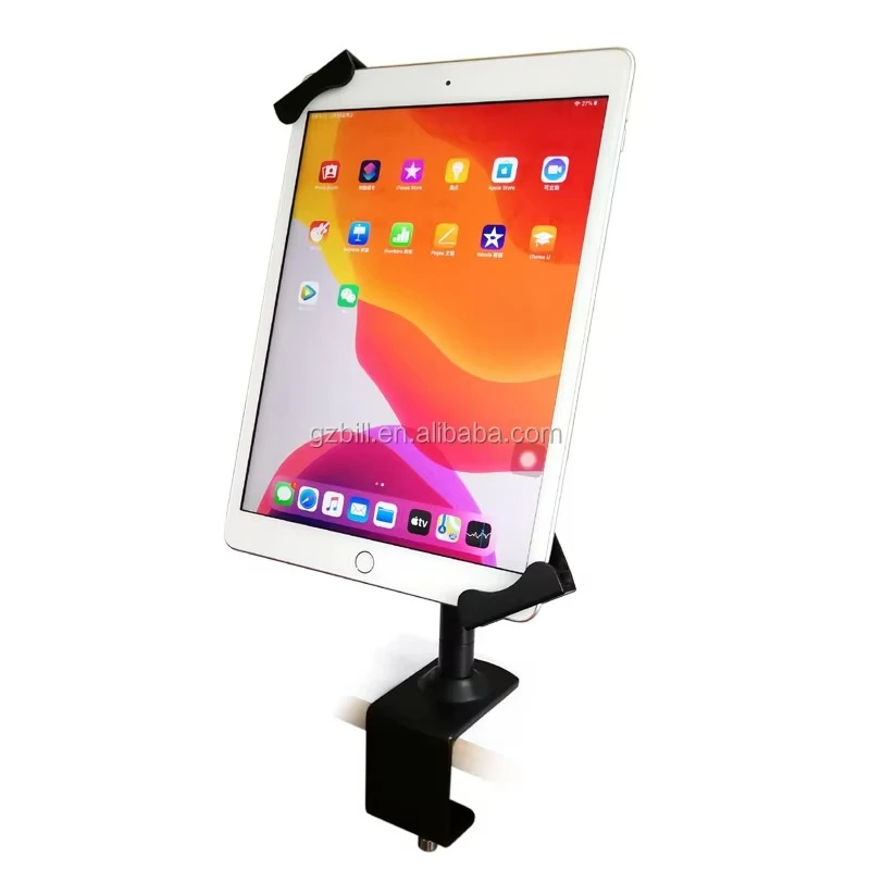 Tabletop Clamp Tablet Lock Holder Universal For 7-13 Inch Restaurant Ordering