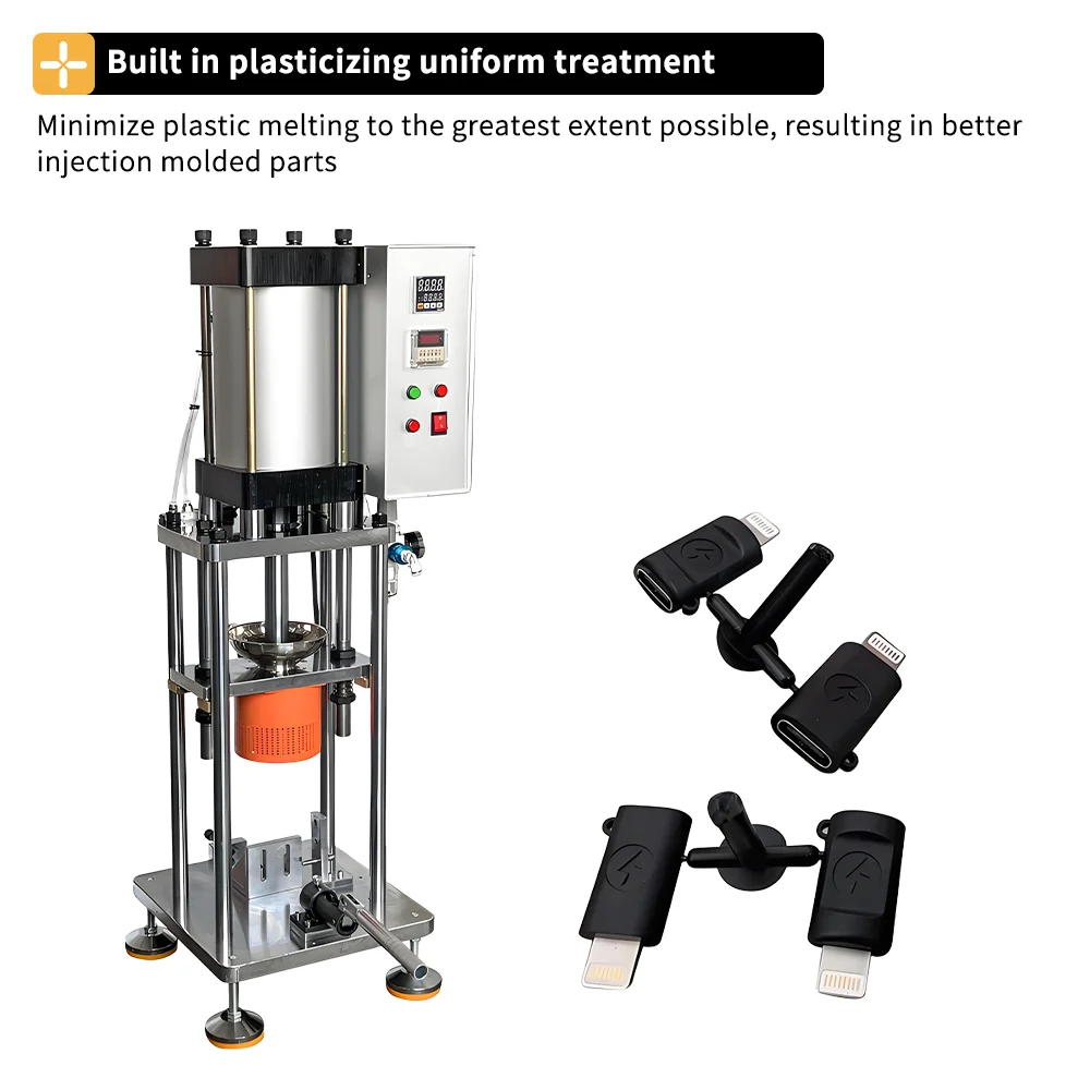 20g 40g 60g 100g Vertical Molding Machine Desktop Polymer Plastic  Molding Machine ABS PE Molding Machine