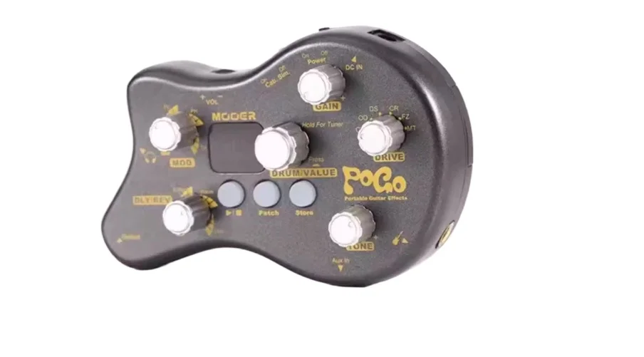 pedal-multiefectos-para-guitarra-electrica-mooer-pogo-mini-con-efectos-clasicos-de-delay-reverb-afinador-y-caja-de-ritmos-control-de-volumen-y-expresion