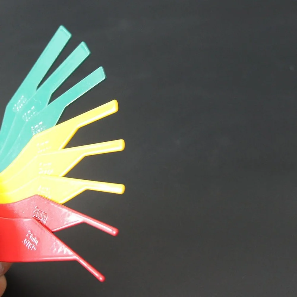 Professional Brake Pad Thickness Gauge Measurement Ruler Tool Automotive Wear Inspection Diagnostic Repair Kit Device