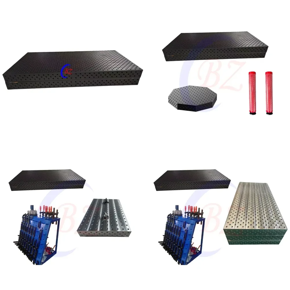 

BZC High Hardness HT300 Cast Iron/Steel Flexible 3D Welding Table with 3-Year Warranty 0.05mm Accuracy for Precision