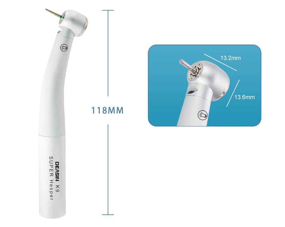 Zahnärztliches Hochgeschwindigkeits-Handstück mit Glasfaser-LED-Turbine 8000/M9000L für Kavo Schnellkupplung Zahnmedizinische Instrumente – Detail 3
