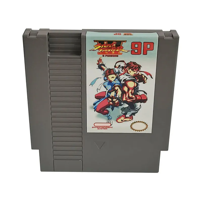 US Version streetfighter3-9P Game Cartridge For NES Console 72 Pins 8 bit Single Card