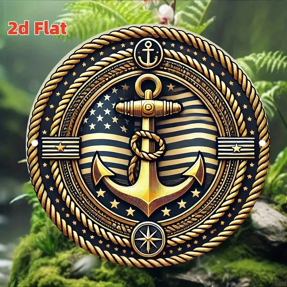 Home Decor Logo - Retro-Klassischer Runder Logo-Wandaufkleber 2D Flaches Symbol