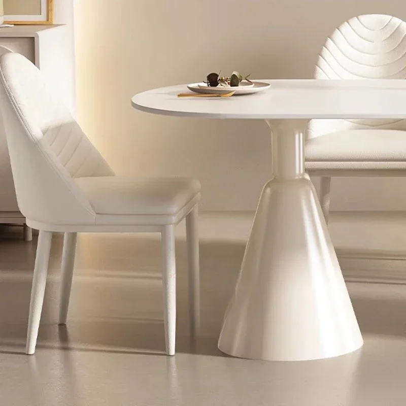 Floor Unique Dining Table Modern White Waterproof Oval Designer Dining Table Space Saving Nordic Mesa De Jantar Home Furniture