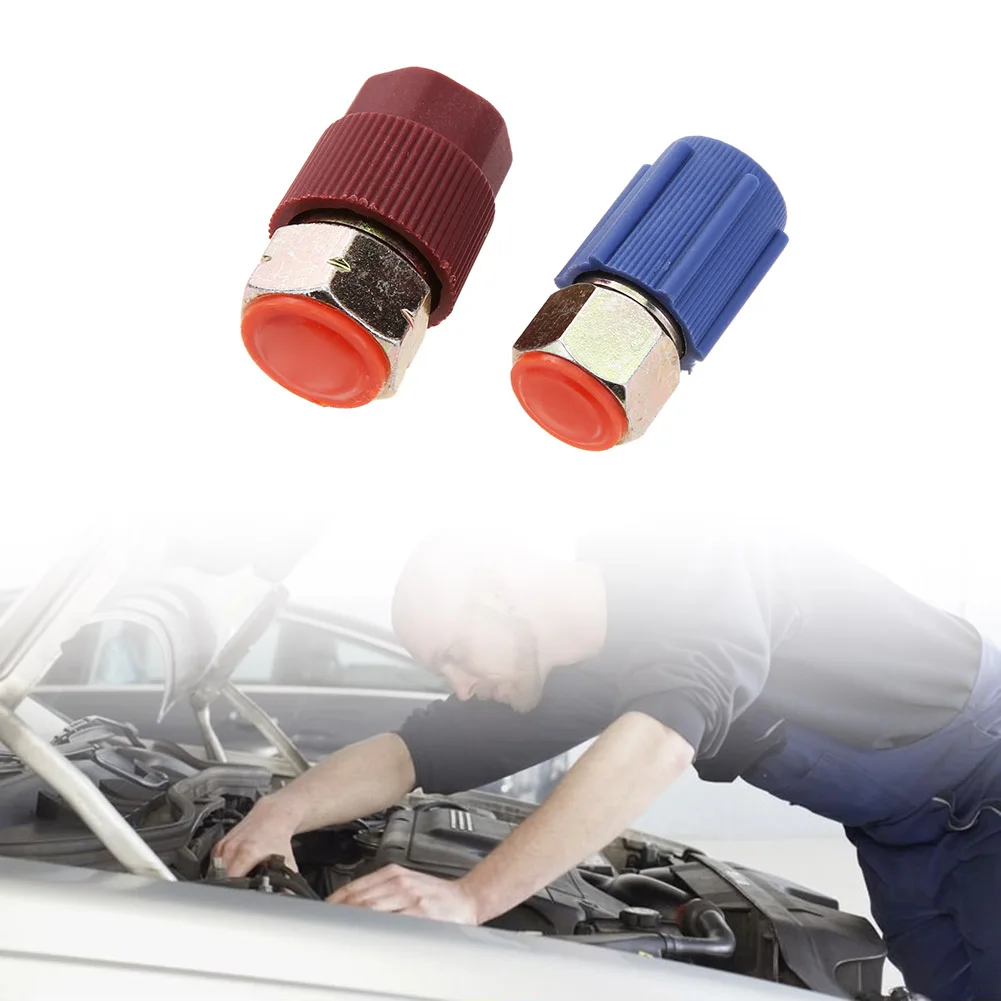 Car Air Conditioner Conversion Adapter Auto Accessories Red Blue Conversion Adapter for Automobile Air Conditioner