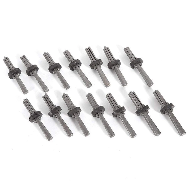 14Pcs 16Mm Splitting Hand Tool For Wedge And Feather Shims & Concrete Marble Granite Rock Stone Metal