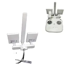 WiFi Signal Range Extender Antenna amplificatore Booster Kit 10dBi Omni White per Phantom 3 Standard