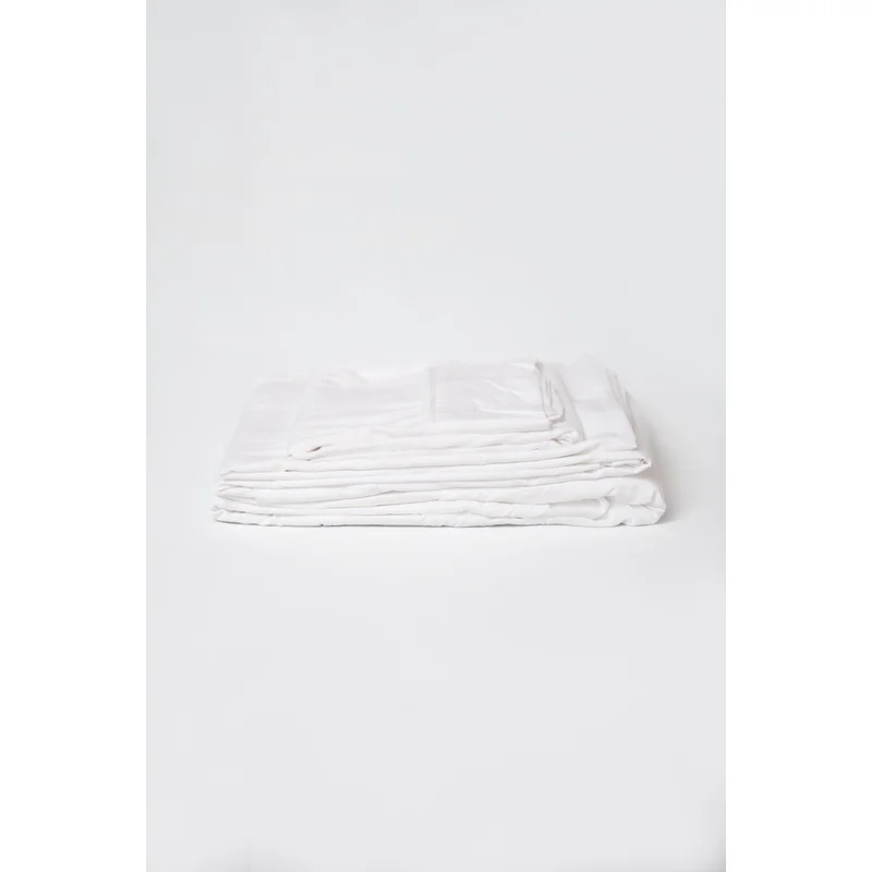 

White Microplush Bamboo Flex Head King Hypoallergenic Sheet Set