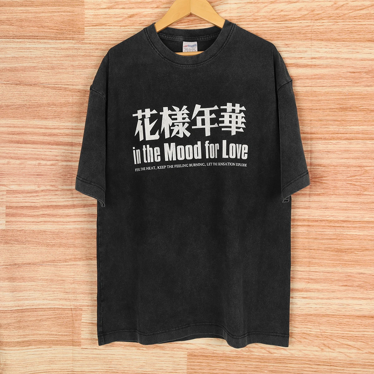 In the Mood for Love T-Shirt Kar Wai Wong Movie Chungking Express Tony Leung Maggie Cheung Washed Cotton Men's Clothing Shirts