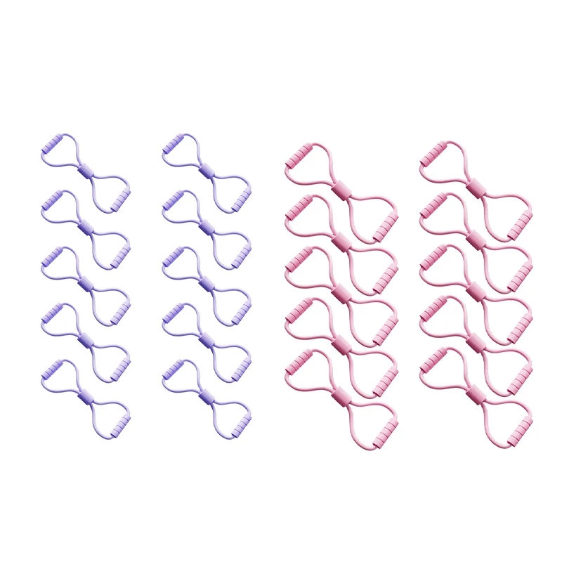 

ABHS-8-Shaped Puller Women's Back Fitness Pull Rope Elastic Band Home Yoga Stretch Back Muscle Training