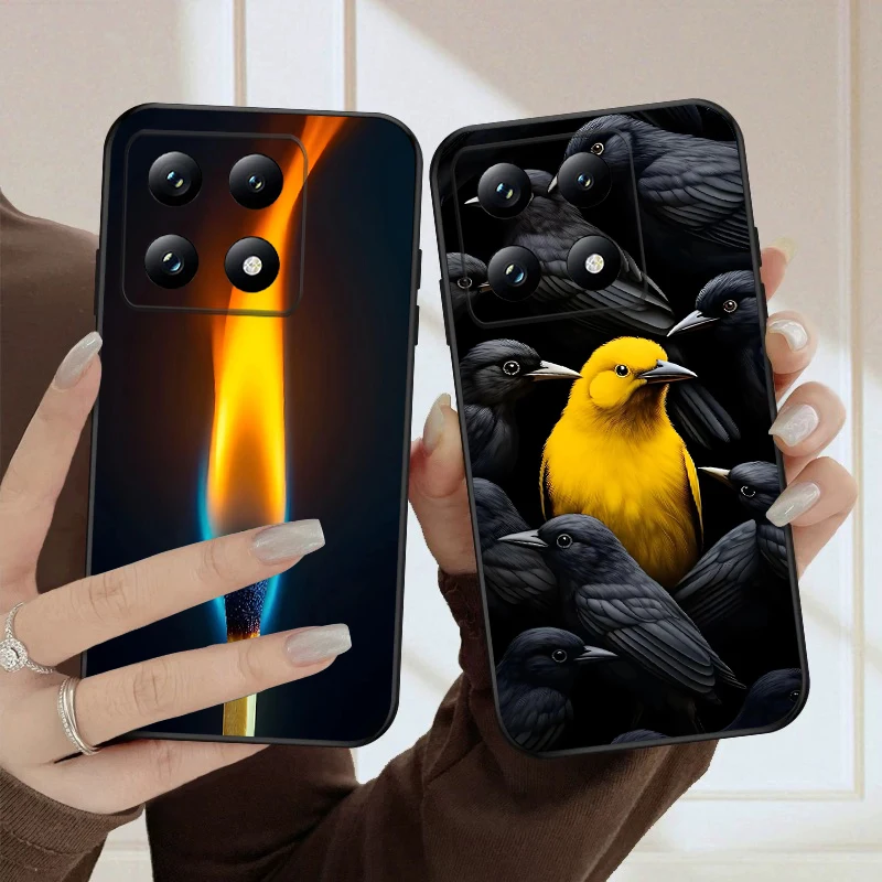 Рисунок 4 - Цветные перья для Xiaomi Poco X7