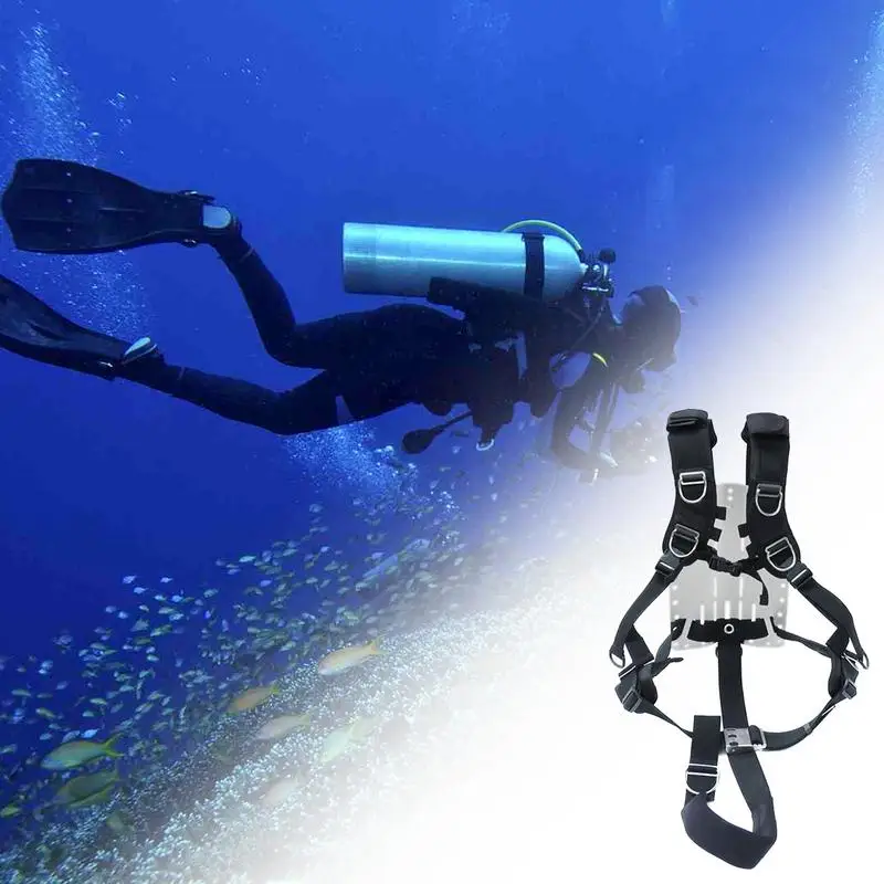 Diving Adjustable Harness Adjustable Diving Harness With Waist Protection Women Men Ensures Underwater Safety Diving Harness For