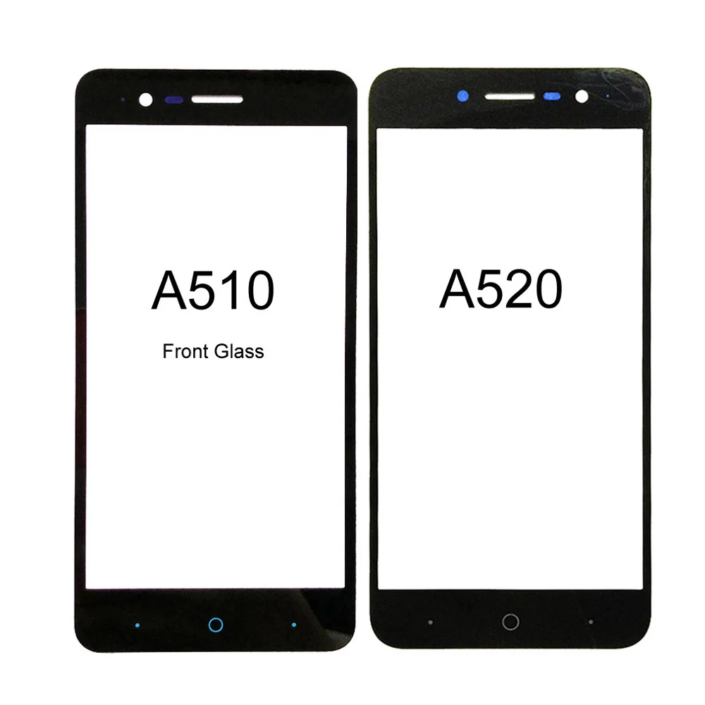 Touch Screen Panel for ZTE Blade A510 A520 A610 A910 BA510 BA910 BA520 BA610C,Front Glass Touch Panel,Replacement Parts