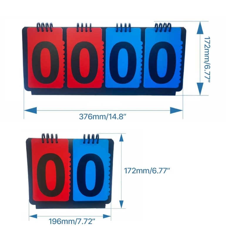 Tabletops Scoreboard Flippers Scoring Board Sport Competition Score Board Flippers