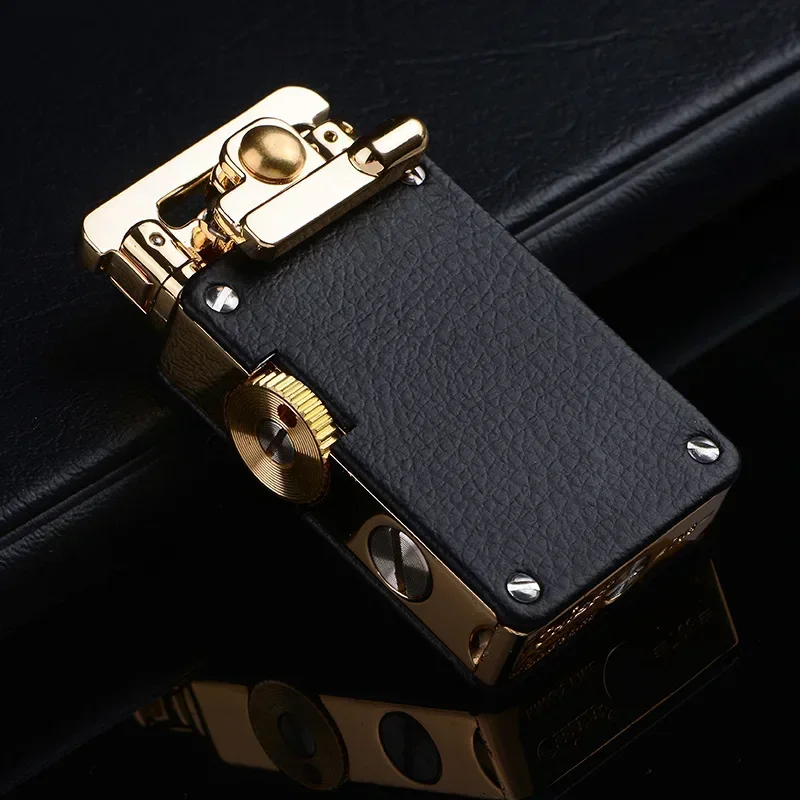 

CHIEF Kerosene Lighter Light Luxury Rocker Ejection Ignition Mechanical Retro Gasoline Lighter Men's Business Gift Collectible