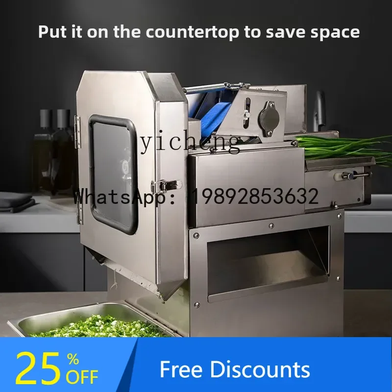 A1  Automatic Vegetable Cutting Machine Commercial Multifunctional Potato Radish Slicing and Shredding Machine