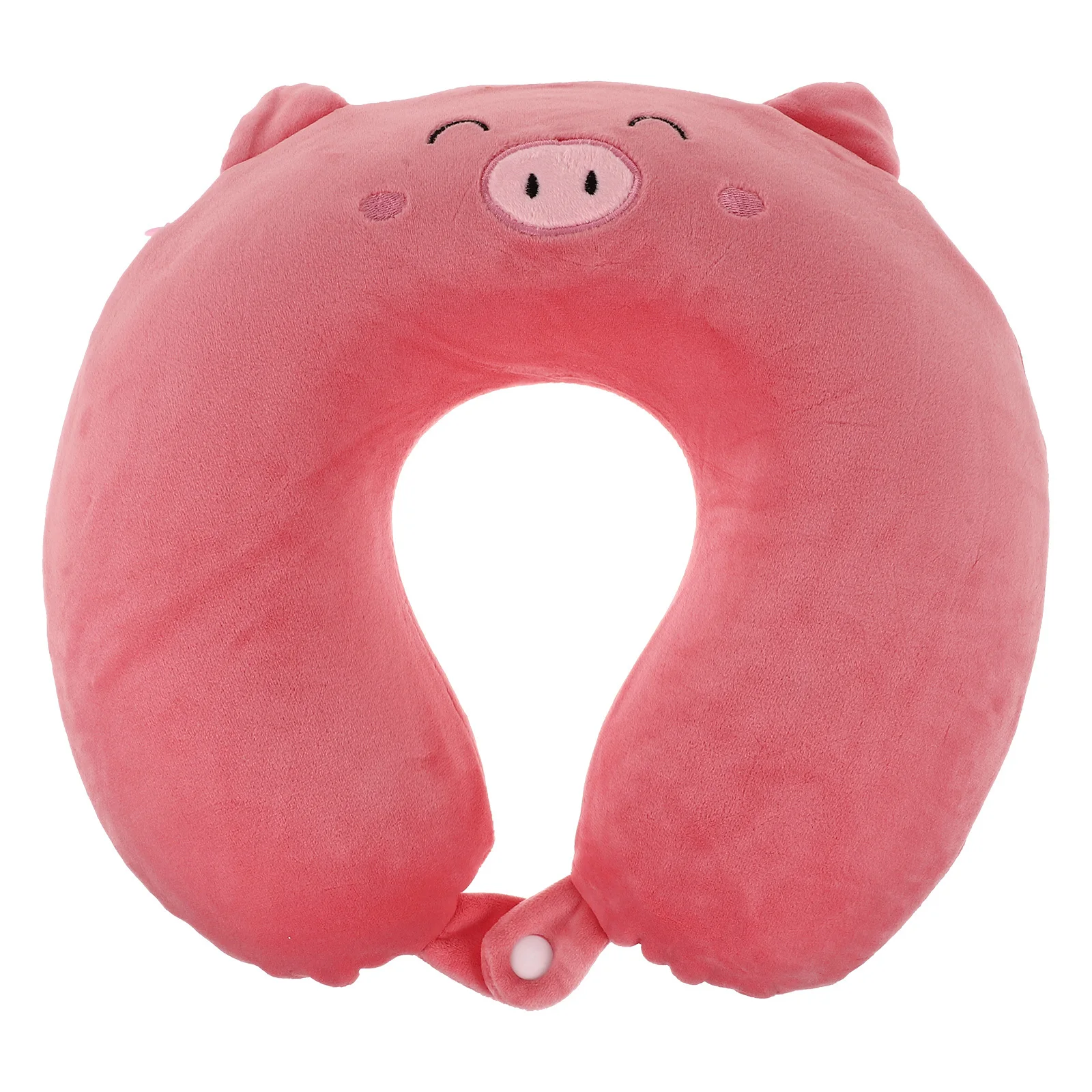Almohada de soporte para el cuello, diseño en forma de U para viajes, vuelo largo, paseo en coche, cómoda columna Cervical, 1 Uds.