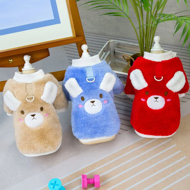 

Warm Hoodies Clothes Winter Fleece Dog Clothes for Small Dogs Chihuahua Shih Tzu Pet Clothing Puppy Pullover Sweater Sweatshirt