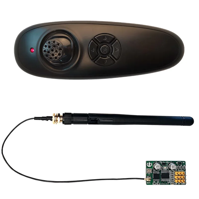 1Set 2.4G 3CH One-Handed Remote Controller with Receiver 500 Meters Control Distance Brushless Servo Steering for RC Bait Boat