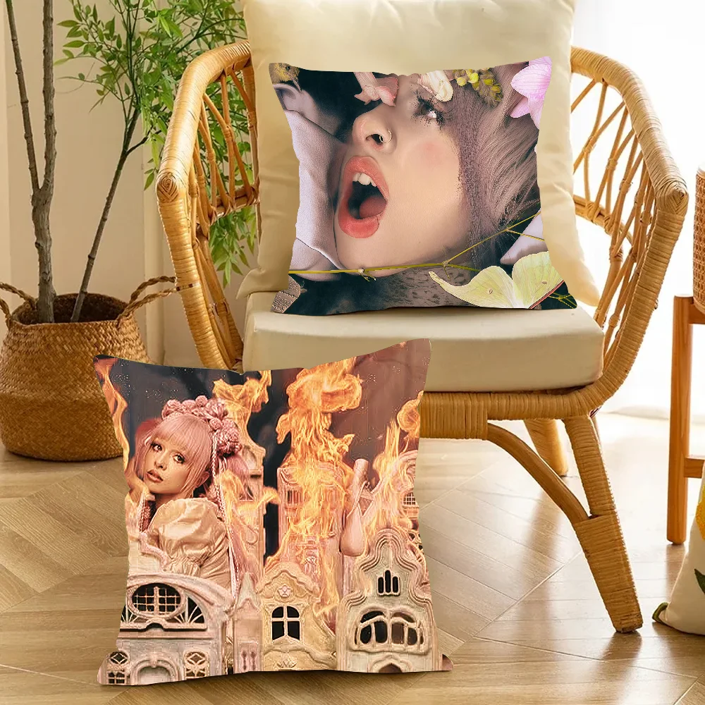 M-Melanie M-Martinez HADES Pillow Case Square Double-Sided Printing Sofa Cushion Cover Pillowcase Bedroom Bedside