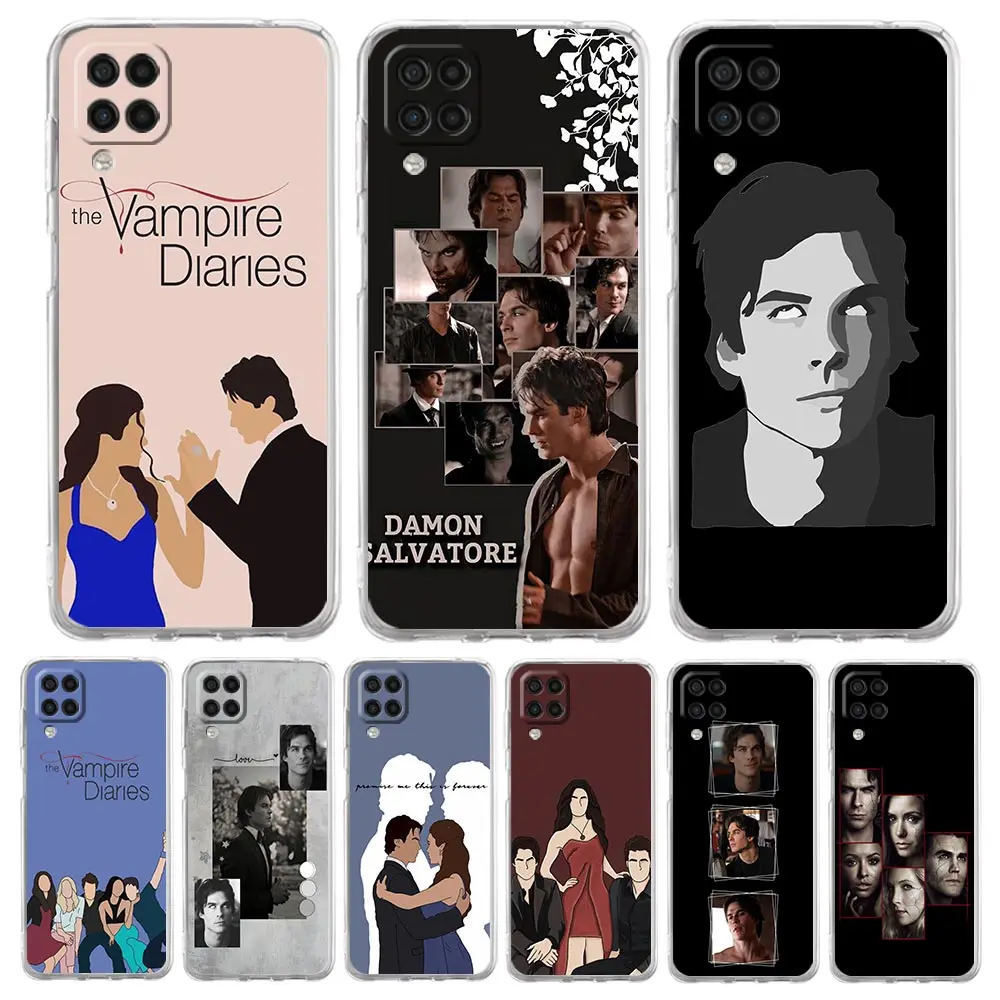 Phone Case For Samsung A13 A33 A35 A55 A73 A53 A23 A51 A71 A21S A31 A41 A05s A03S A15 A25 A32 5G Cover The Vampire Diaries Damon