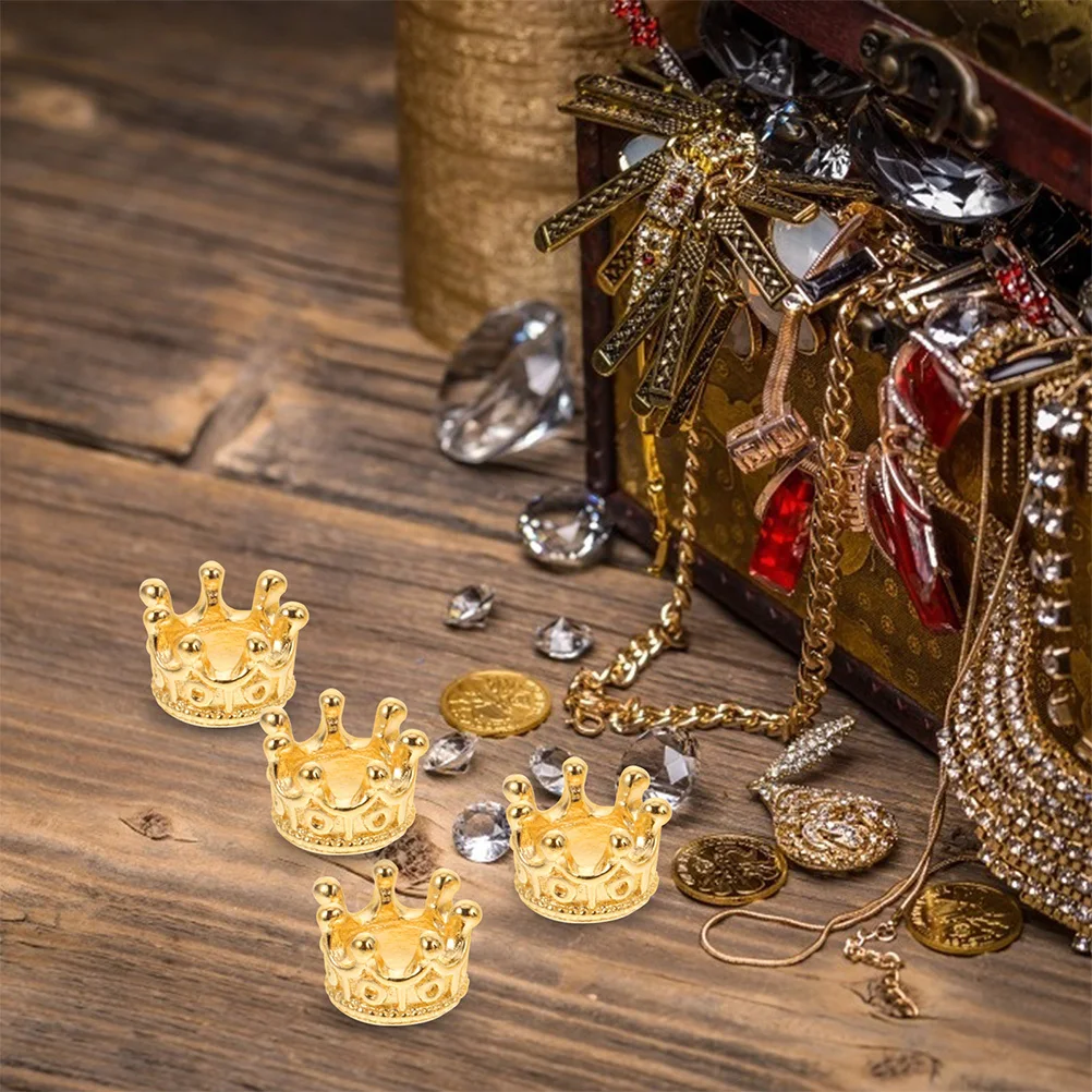 

60Pcs Crown Design Pendants Alloy DIY Jewelry Charms Mini Golden Crowns Necklace Bracelet Making Supplies Jewelry Accessories