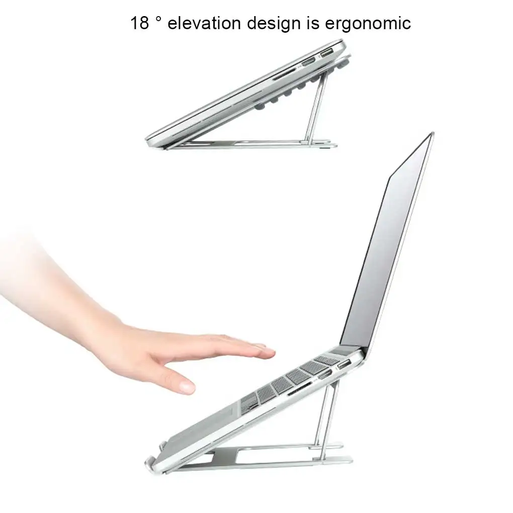 

Foldable Computer Bracket Convenient Holder Lightweight Cooling Base Stand Household Desktop Universal Computers