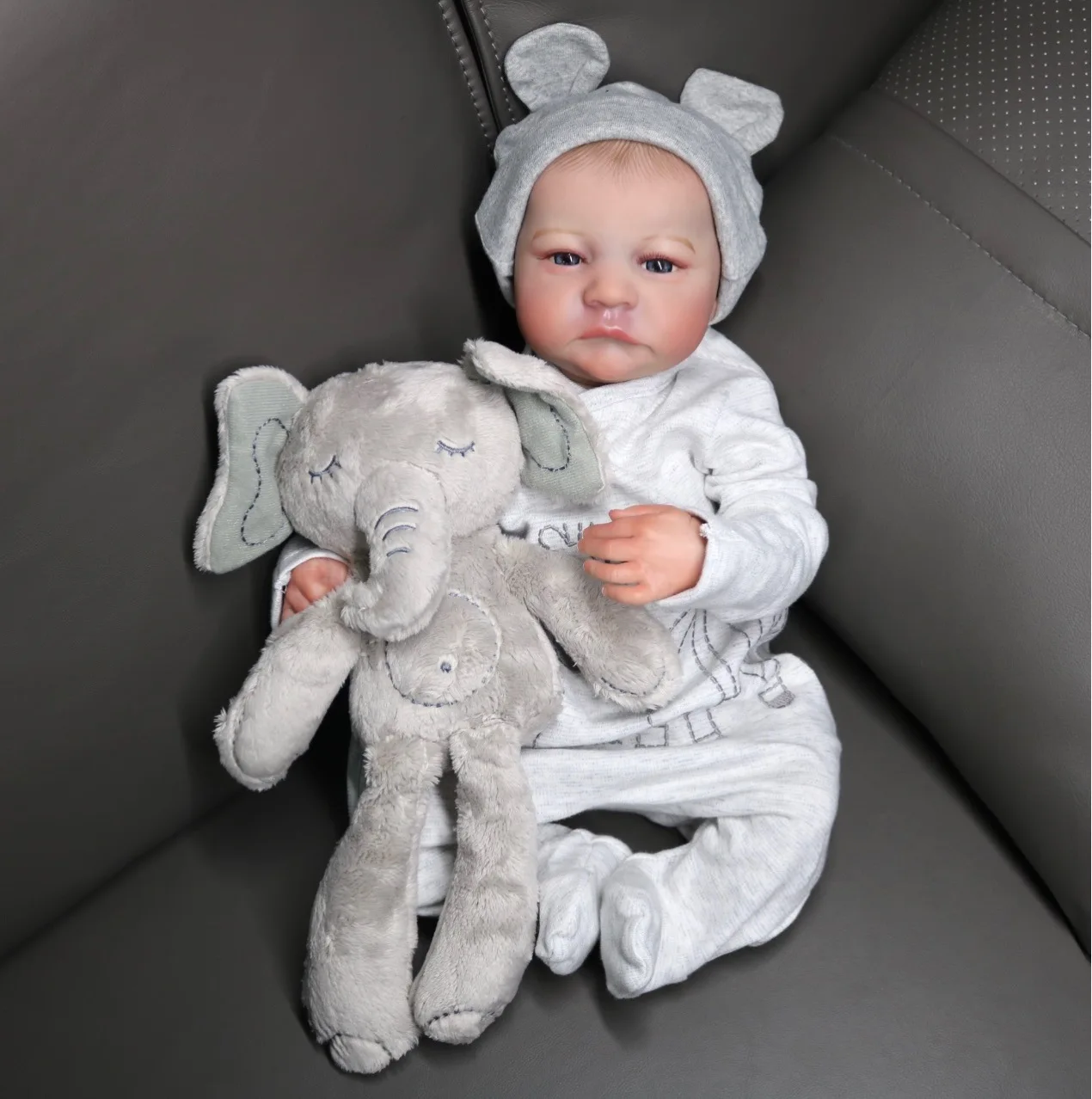 48cm già dipinto finito Levi Awake neonato taglia Reborn Baby Doll 3D Skin venature visibili realistico Real Baby