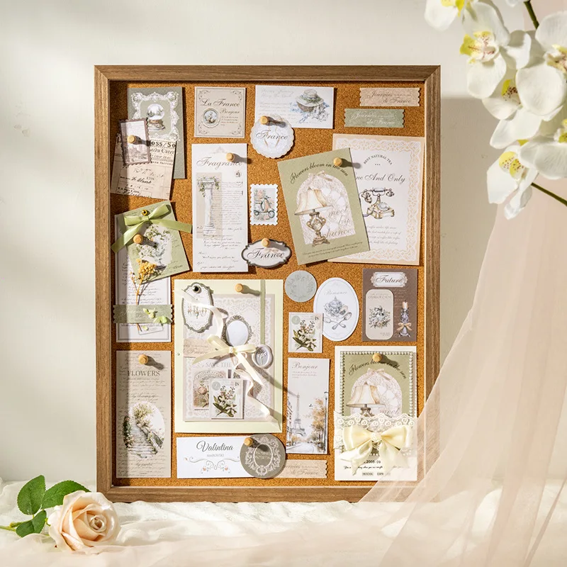 

100 Sheets/pack Romance in Southern France Collection French Elegance Writable Sticker Set Generous Quantity