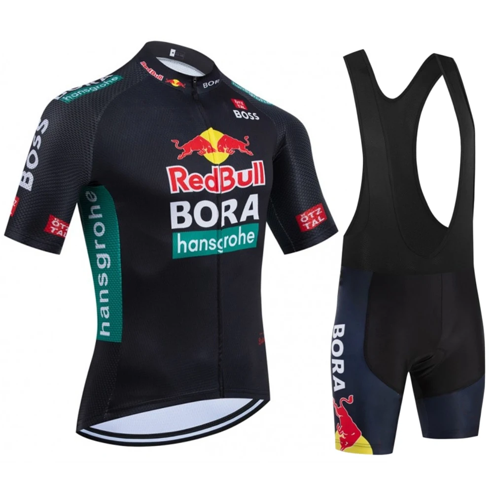 AliExpress Red Bull Maillot Cycling Man Mtb Bicycle Clothing Mountain Bikes Long Padding Jersey Cycling Uniforms for Men Men's Shorts Bike