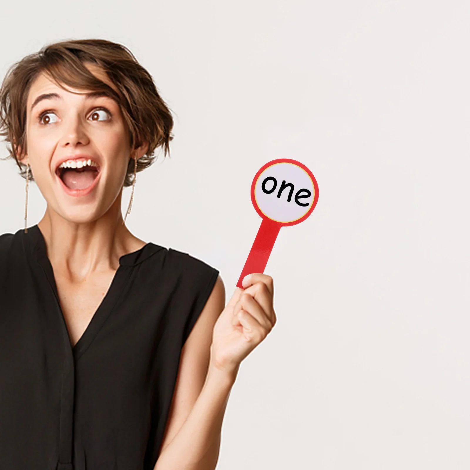 10 قطعة لوحات النتائج الفارغة المحمولة سطح أملس الجافة محو مجداف لوحات للألعاب التصويت التهديف قابلة لإعادة الاستخدام لوحة النتائج #3