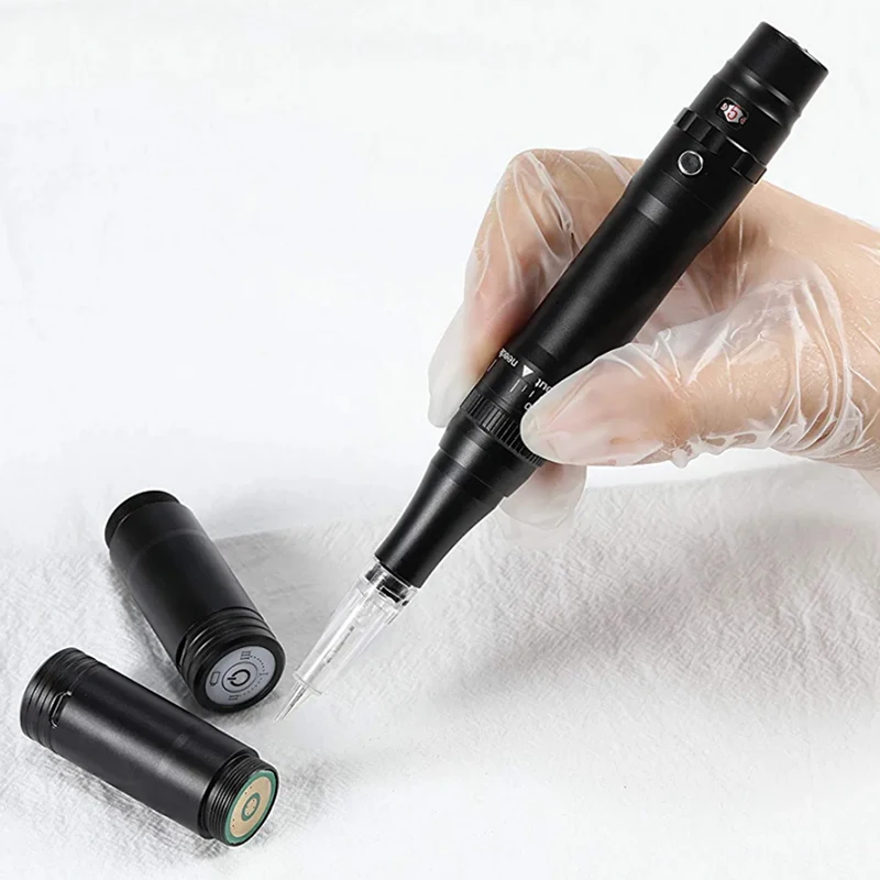 

Беспроводной аппарат для перманентного макияжа тени, брови подводка для глаз, микроблейдинг губ, PMU набор тату-ручек с иглой для картриджа