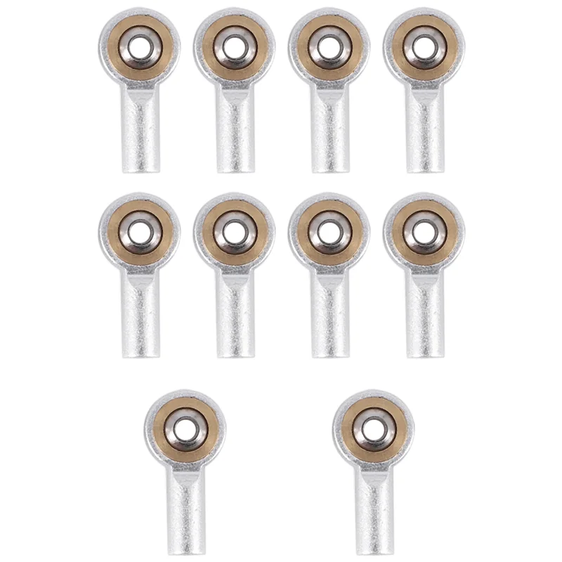 A19Q-10Pcs Metalowy końcówka drążka kierowniczego M2 Przegub kulowy Łącznik kulowy do HSP Tamiya Mini 4WD RC Samochód Ciężarówka Gąsienica Łódź Samolot
