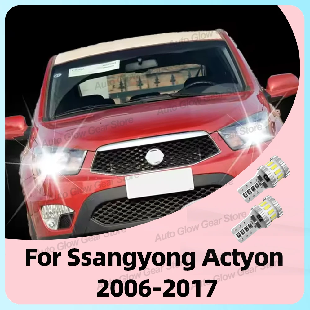 2x Led Parking Light For Ssangyong Actyon 2006-2017 2007 2008 2009 2010 2011 2012 2013 2014 2015 2016 Accessories Clearance Lamp
